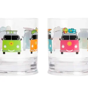 Pagamento Sicuro Flamefield Camper Smiles set di bicchieri - 310 ml