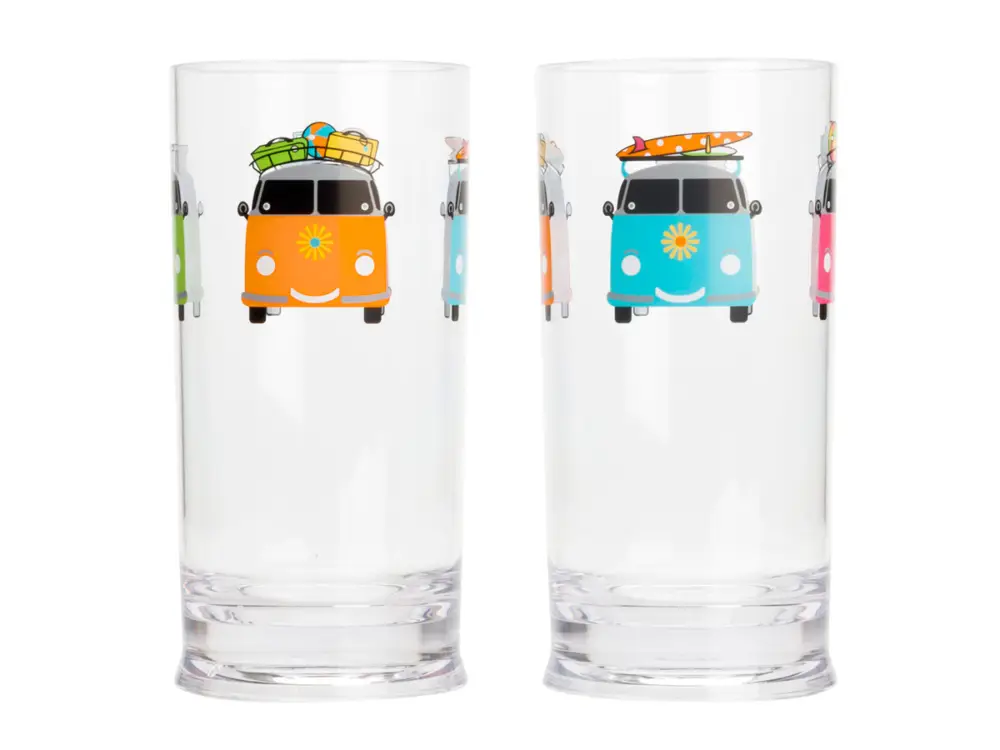 Flamefield Camper Smiles set di bicchieri - 480 ml Sconto