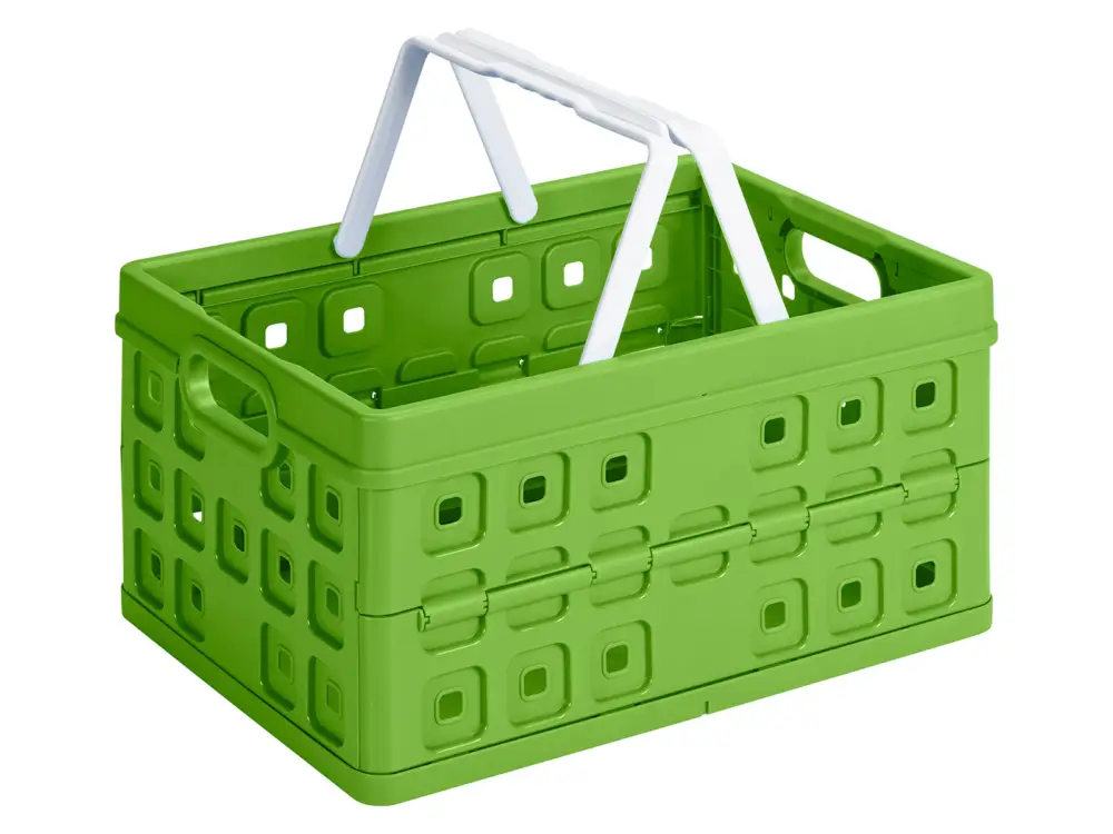 Di Tendenza Sunware Square cassetta pieghevole con manico - Green