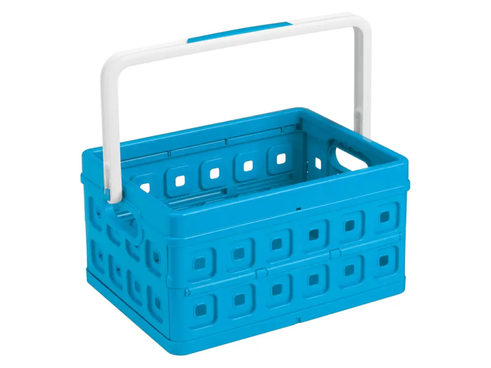 Nuovo Arrivo Sunware Square cassetta pieghevole piccola con maniglia - Blue