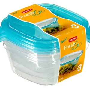 Curver Fresh&Go contenitori per alimenti - 3 x 0,25 litri Compra Oggi Stesso