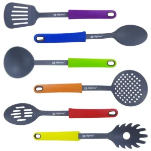 Prezzo Ridotto Alpina set di utensili da cucina con supporto