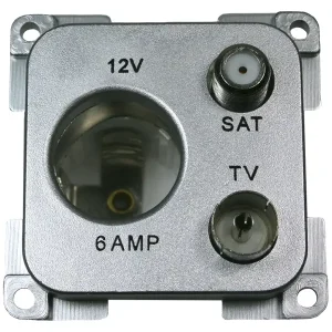 Esclusivo Haba C-line presa a muro multipla - Silver