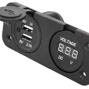 Haba gruppo voltmetro + 2 USB da incasso A Buon Prezzo