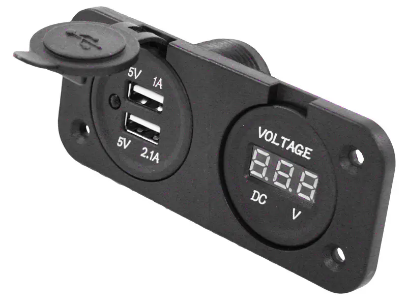 Haba gruppo voltmetro + 2 USB da incasso A Buon Prezzo