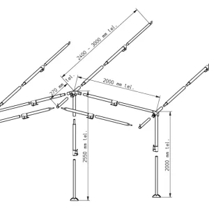 Piper struttura veranda PowerGrip alluminio 28 mm misura 2 - 7 Prezzo Di Fabbrica