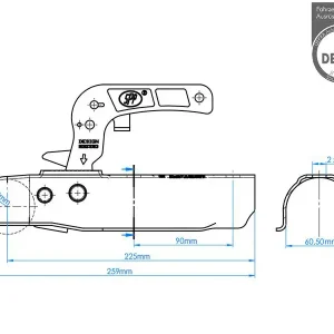 A Buon Prezzo ProPlus giunto 60 mm. per timone tondo