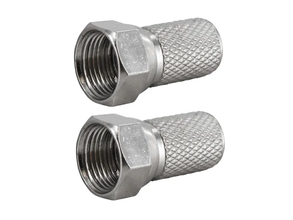 Super Prezzo Schwaiger doppio connettore F per cavo coassiale - Ø 8 mm