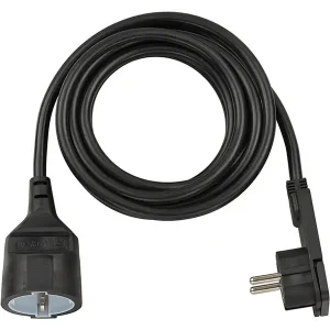 Brennenstuhl Black prolunga con spina piatta - 3 metri Offerta Del Giorno
