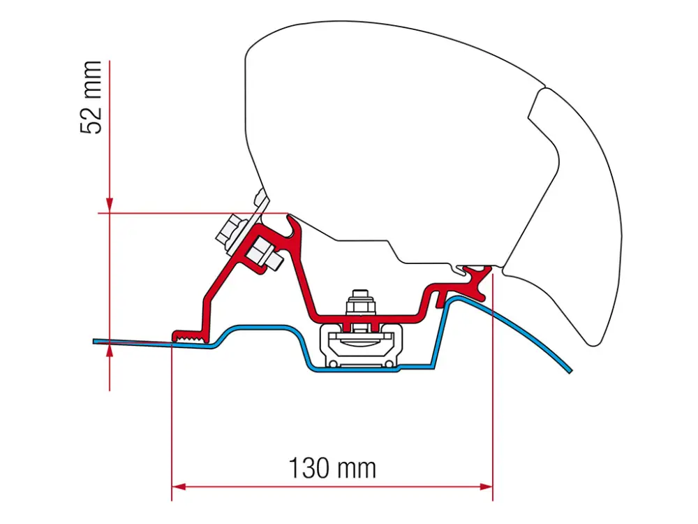 Offerta Fiamma F80/F65 adattatore Sprinter with Roof-Rail dal 06-2006