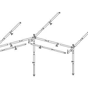 Prezzo Basso Struttura veranda alluminio 28mm Taglia 8-10