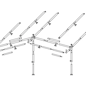 Compra Online Struttura veranda alluminio 28mm Taglia 11-20