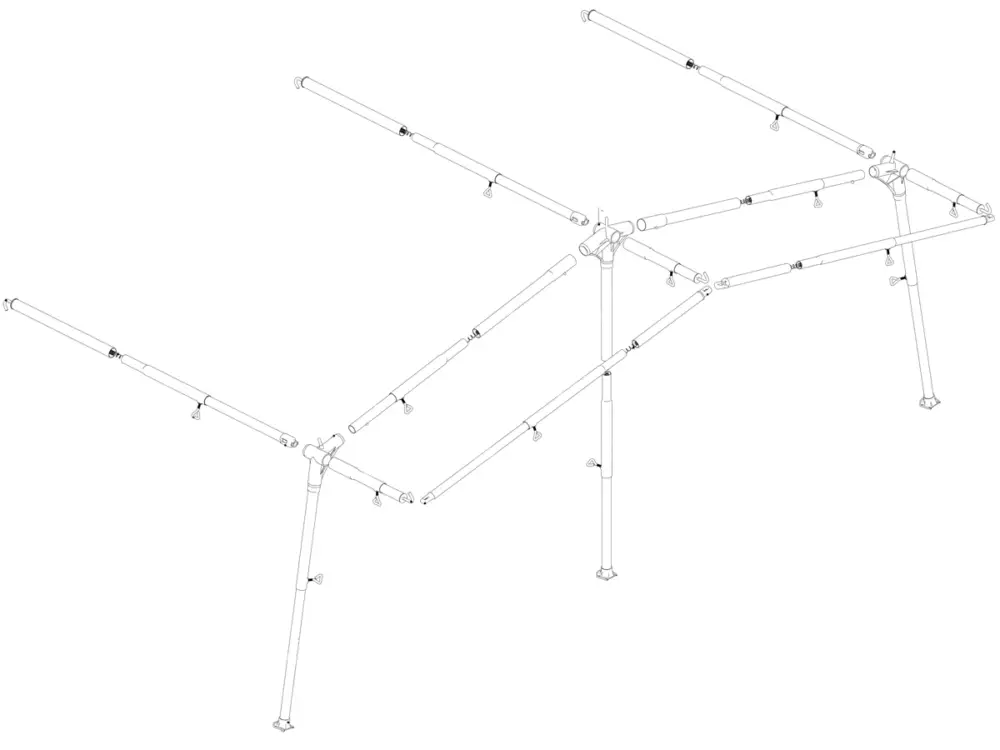 Compra Oggi Stesso Ventura Standard 250 Prenox G14 - G16 struttura per veranda
