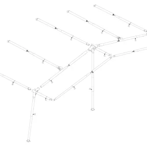 Soddisfatti O Rimborsati Ventura Standard 250 Prenox G18 struttura per veranda