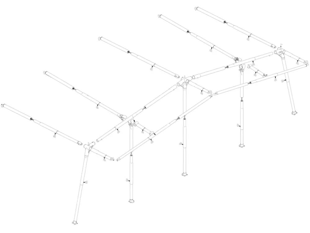 Miglior Prezzo Ventura Standard 250 Prenox G19 - G20 struttura per veranda