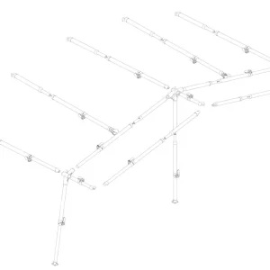 Ventura Standard 250 IXL Fibermax G18 struttura per veranda Spedito Oggi