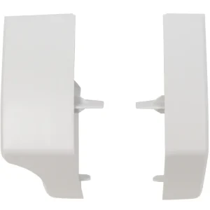 Thule Omnistor set tappi terminali profilo anteriore 5200 bianco Direttamente Dal Produttore
