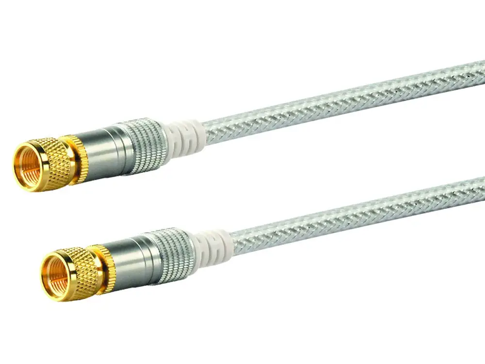 Schwaiger White cavo satellitare con connettore F - 10 metri Sconto