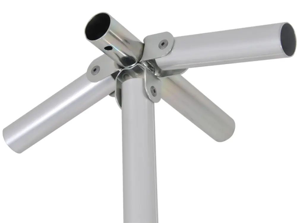 Piper giunto a croce per struttura veranda alluminio 28 mm Offerta