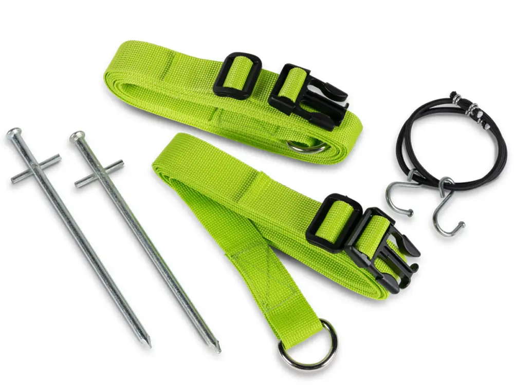 Pagamento Sicuro Dometic Storm Tie Down Kit Green nastro stabilizzante