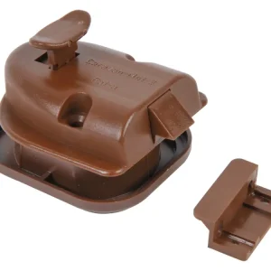 Obelink serratura bloccabile da incasso per armadio - Dark brown Di Tendenza