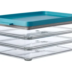 Subito Disponibile Mepal Omnia contenitore affettati 3 scomparti per frigo - Nordic Green