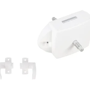 Obelink serratura a pulsante per toilette con ganci - White Pagamento Sicuro