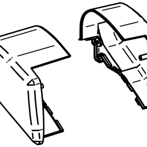 Thule Omnistor set tappi terminali tendalino a cassetta 6300 bianco Novità