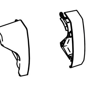 Thule Omnistor set tappi terminali profilo anteriore 6300 bianco Promo Stagionale