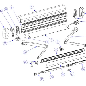 Thule Omnistor set terminali profilo anteriore 5500 Offerta Del Giorno