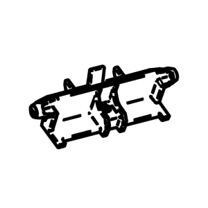 Thule Omnistor supporto centrale di bloccaggio gambe 6300 Solo Oggi
