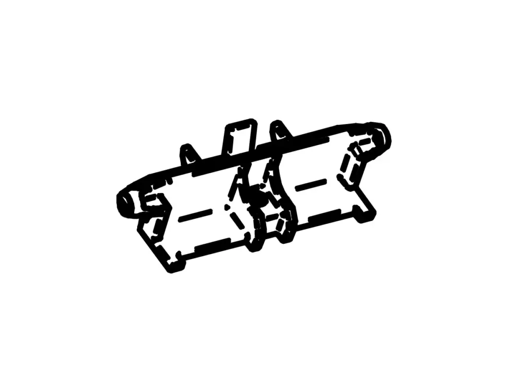 Thule Omnistor supporto centrale di bloccaggio gambe 6300 Solo Oggi