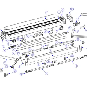 Thule Omnistor set terminali bracci 5200/6300 Solo Oggi
