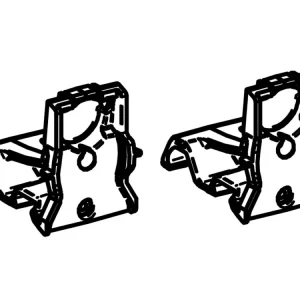 Esclusivo Thule Omnistor set attacchi fissi cassetta Tension Rafter 6300