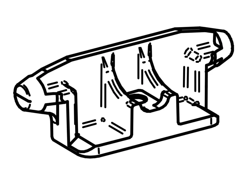 Vendita Finale Thule Omnistor supporto centrale di bloccaggio gambe V2