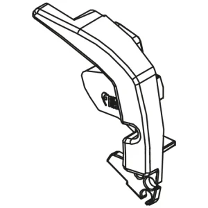 Direttamente Dal Produttore Fiamma terminale sinistro profilo anteriore F80S Polar White