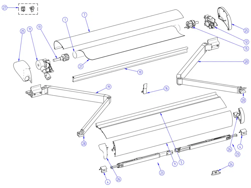 Ultima Occasione Thule Omnistor set attacchi Tension Rafter 6002