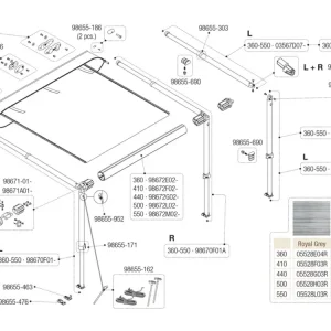 Esclusivo Fiamma kit terminale braccio CS ZIP XL
