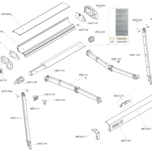 Fiamma attacco palina sx profilo anteriore F40 Sconto