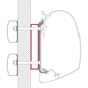 Consegna Rapida Thule spessore per adattatore Dethleffs Globebus 8000