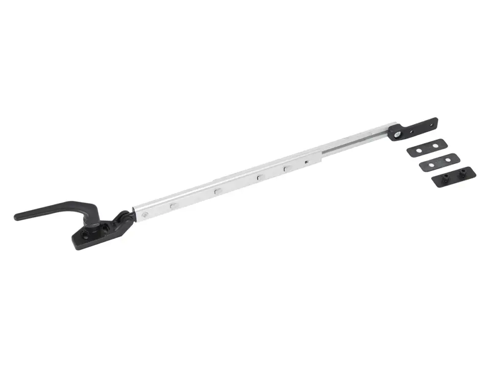 Di Tendenza Obelink braccetto finestra fissaggio a vite con sistema click-clack 24,8 cm - sinistra