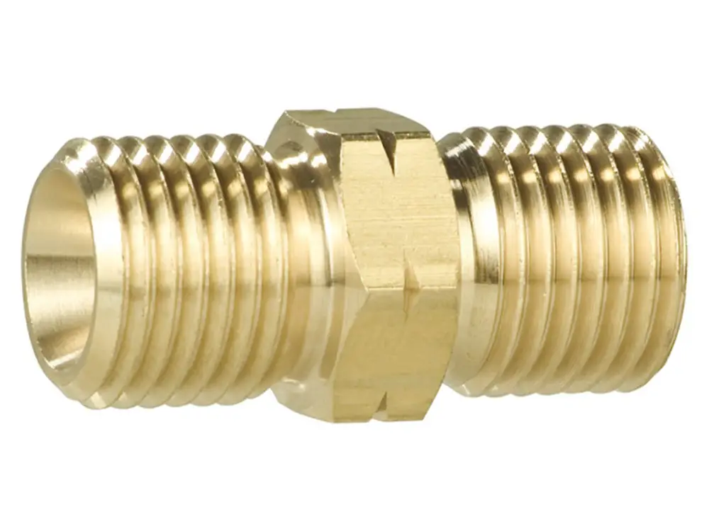 Esclusivo Badé nipplo doppio filettatura sinistra 1/4"