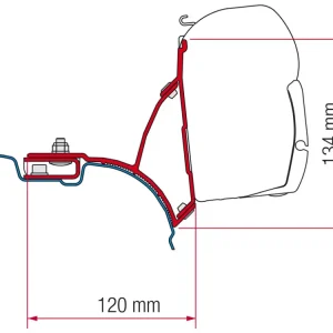 Occasione Imperdibile Fiamma F45 adattatore VW T5/T6 Transporter Multivan UK