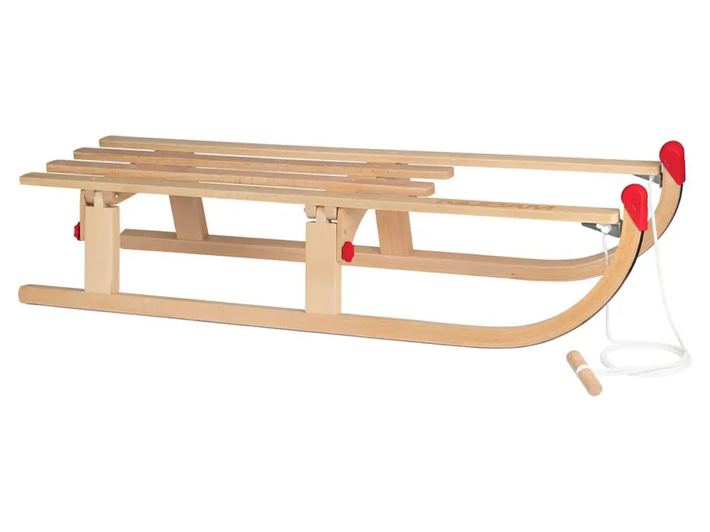 Offerta Lampo Nijdam slittino pieghevole in legno