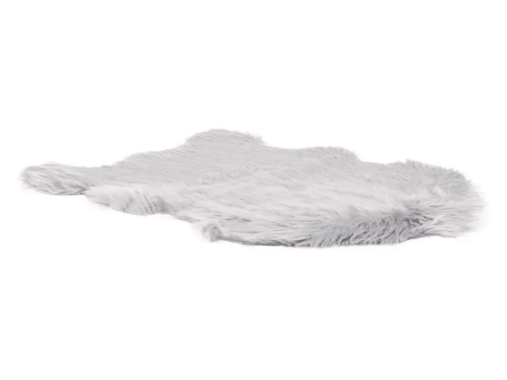 Pagamento Sicuro Unique Living pelliccia decorativa grigia