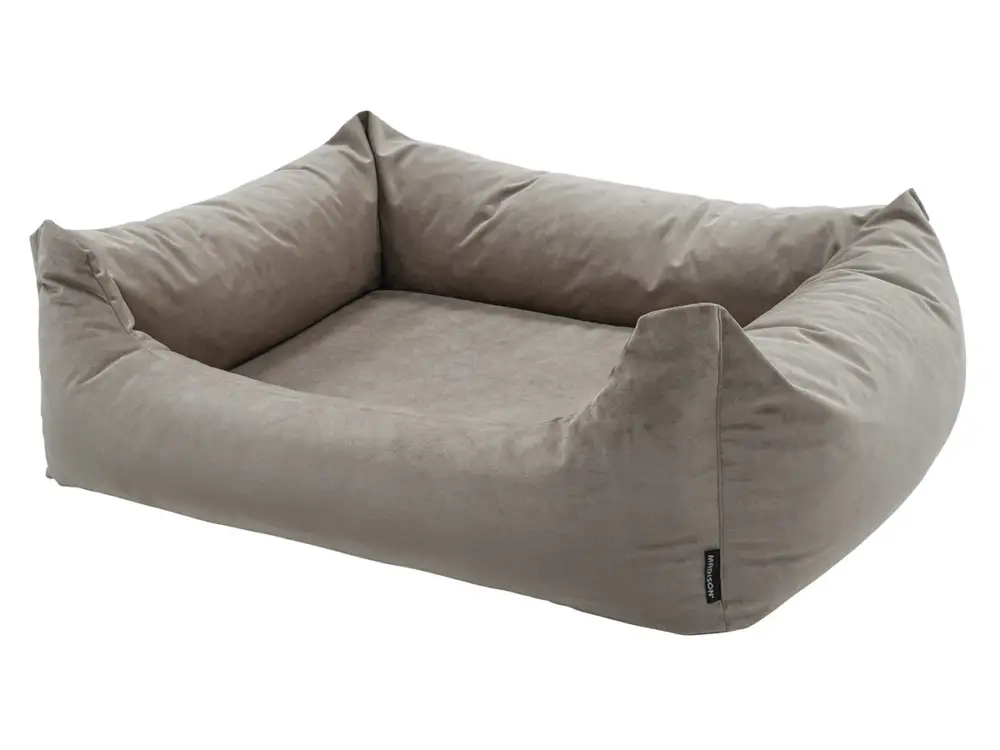 Occasione Madison Small Velours Taupe cesta per cani
