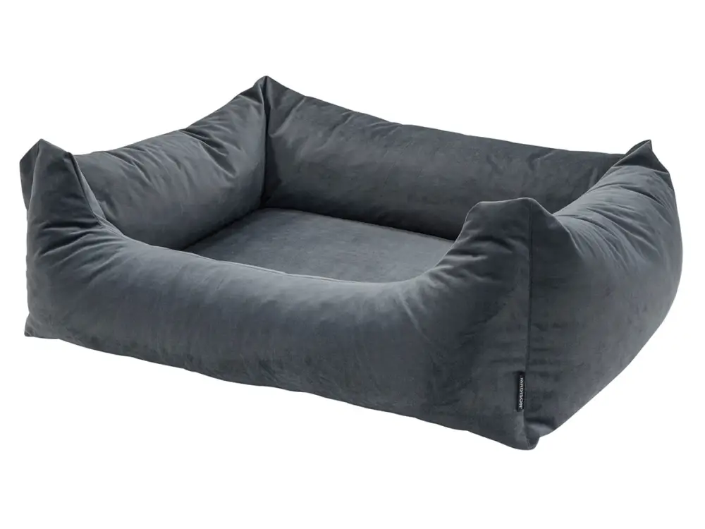 Madison Small Velours Grey cesta per cani Occasione