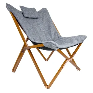 Miglior Prezzo Bo-Camp Urban Outdoor Bloomsbury L sedia a farfalla - Grey