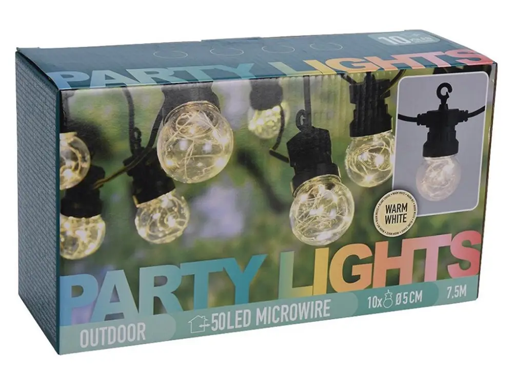 Direttamente Dal Produttore Party Lights 50 LED Microwire catena luminosa
