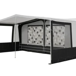 Ultime Pezzi Obelink tendalino in PVC per veranda taglia 12 (248 - 258 cm) grigio